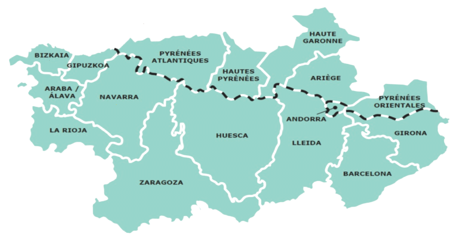 carte transfrontalière des partenaires TransisLab